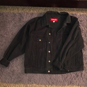 Wrangler black denim jacket